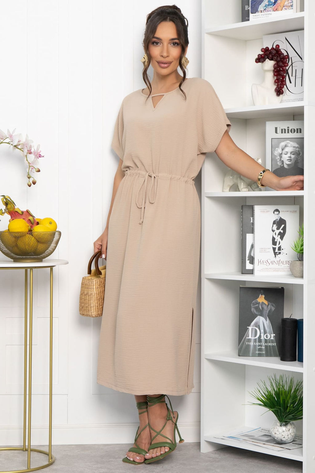 Платье Вистерия (бежевое) П15345-5М