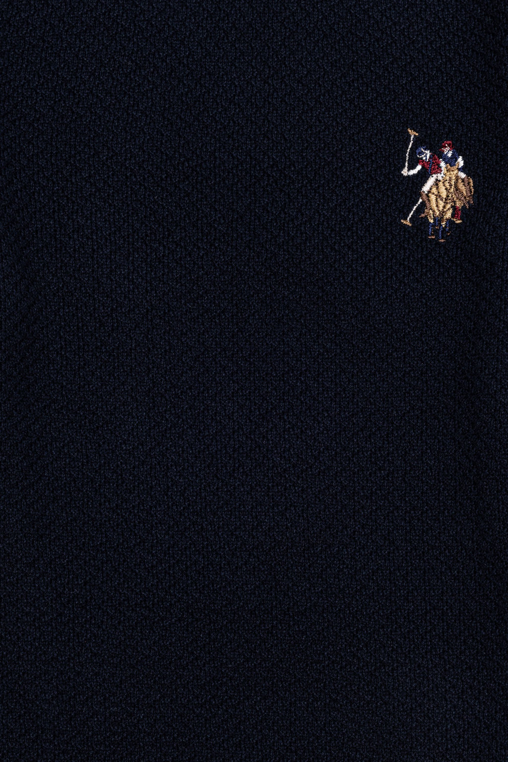 U. S. Polo Assn / Темно-синий трикотажный свитер с круглым вырезом для мальчика - U.s. polo assn фото 12