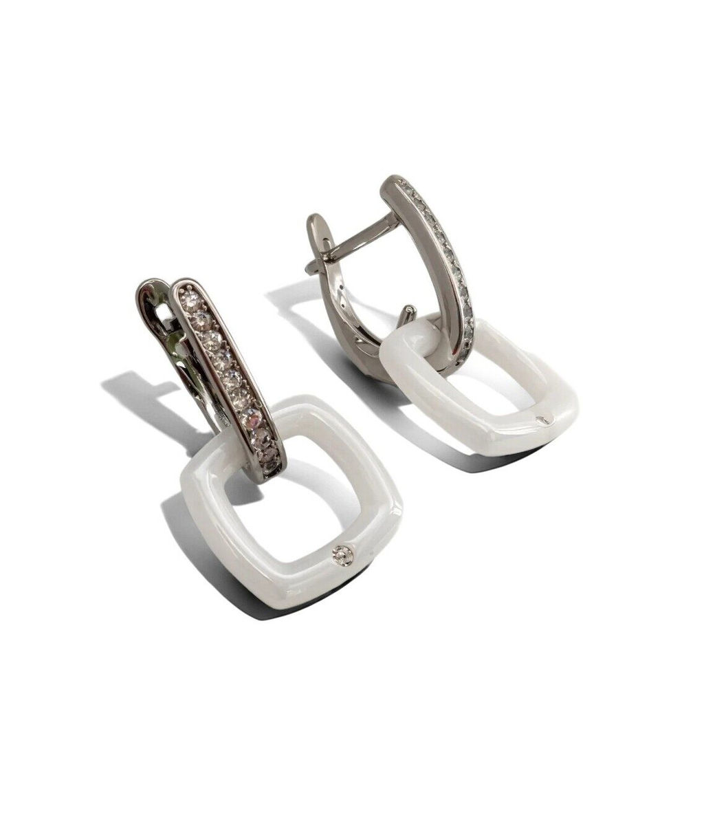 Серьги с керамикой