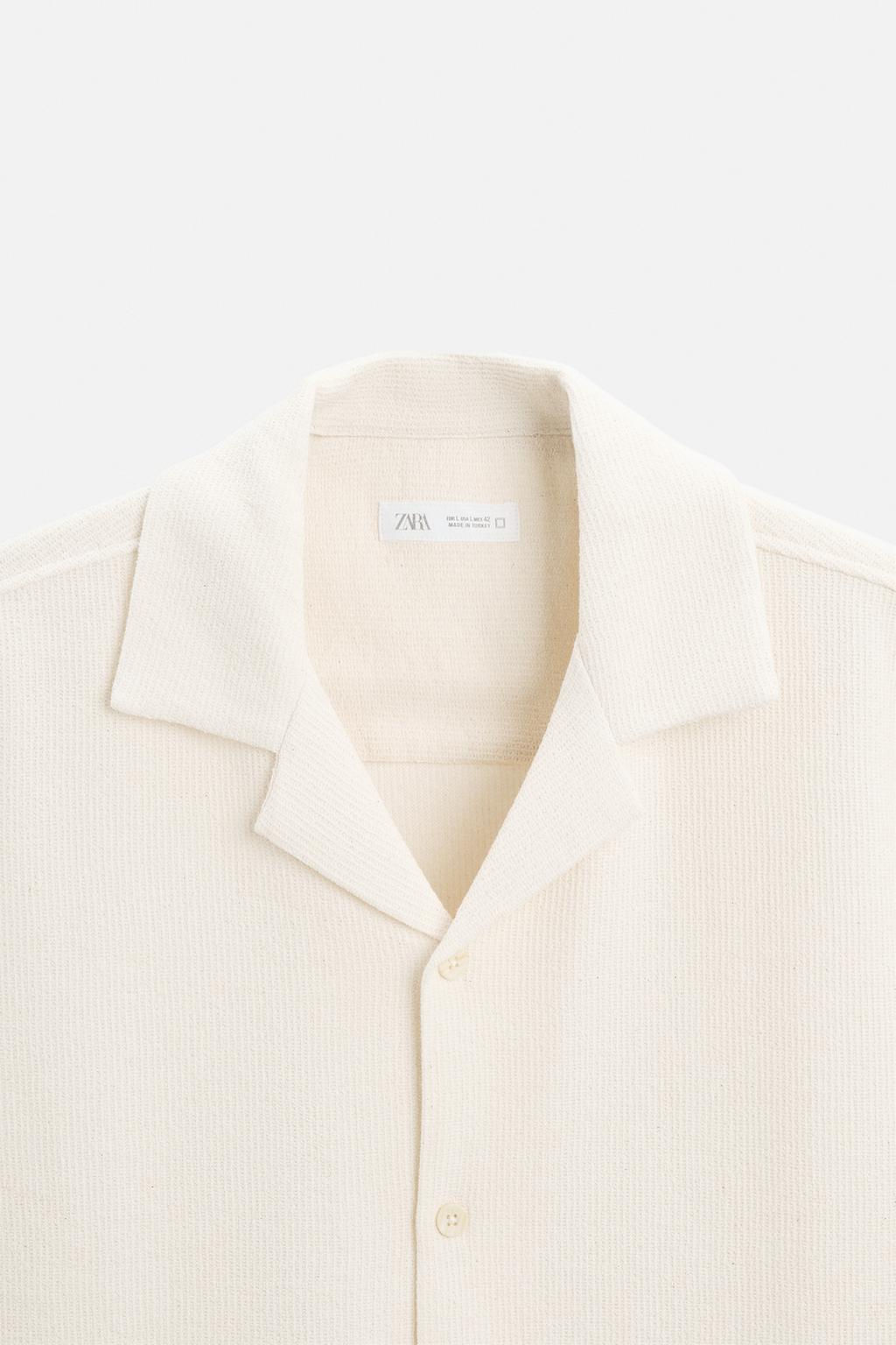 TEXTURED SHIRT - Zara фото 8