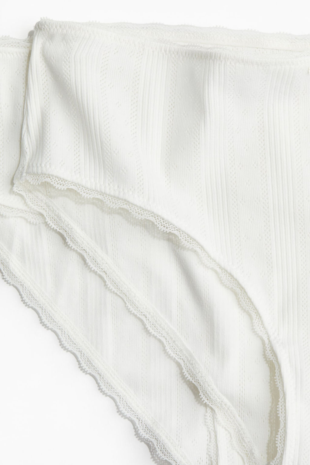 Pack de 2 bragas Hipster en pointelle - H&m фото 5