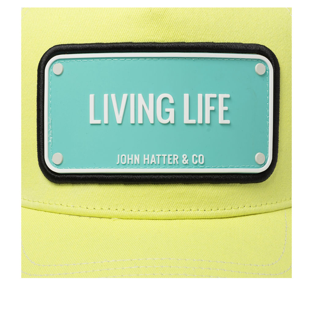 Бейсболка JOHN HATTER арт. R-1085-U00 Living Life (желтый)  фото 4