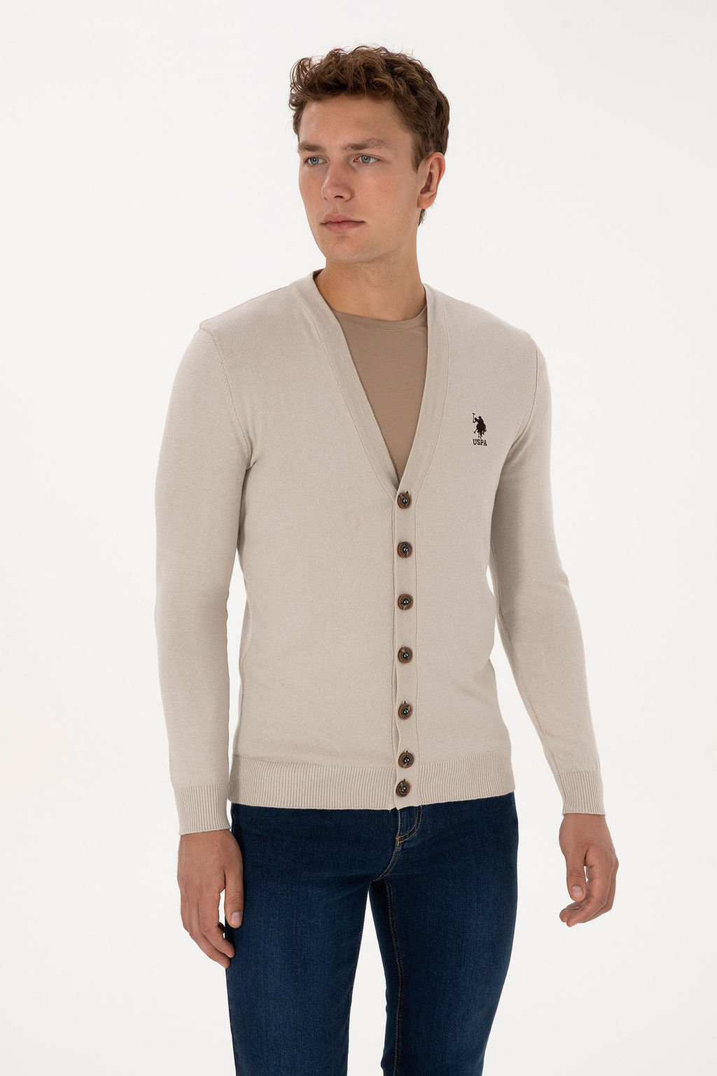 Erkek Ta_ Melanj Basic Triko H_rka - U.s. polo assn фото 3