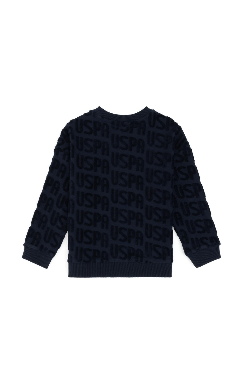 Erkek _ocuk Lacivert Bisiklet Yaka Sweatshirt