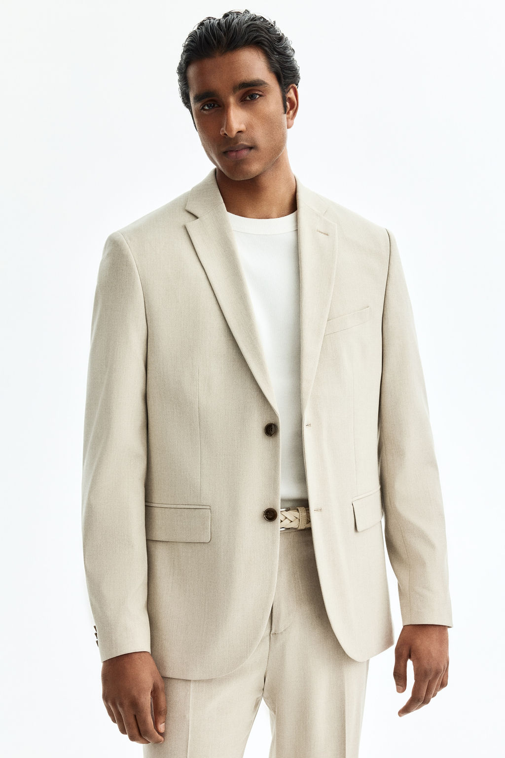 Americana de botonadura sencilla Slim Fit - H&m фото 4