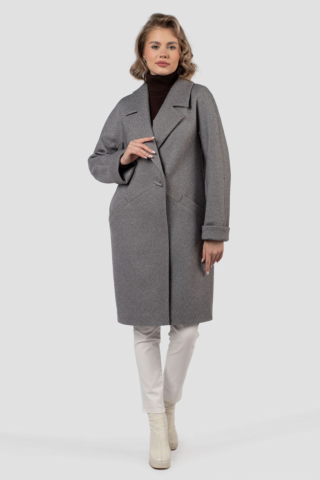 01-11898 Пальто женское демисезонное