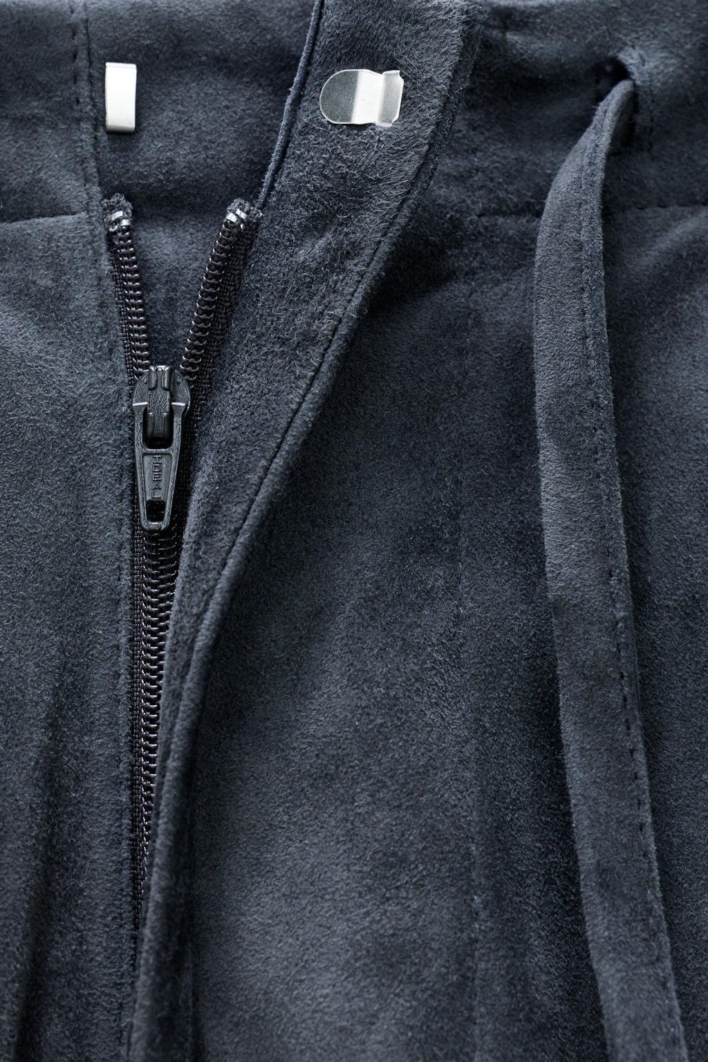 PANTAL?N PIEL ANTE LIMITED EDITION / Gris antracita - Zara фото 7