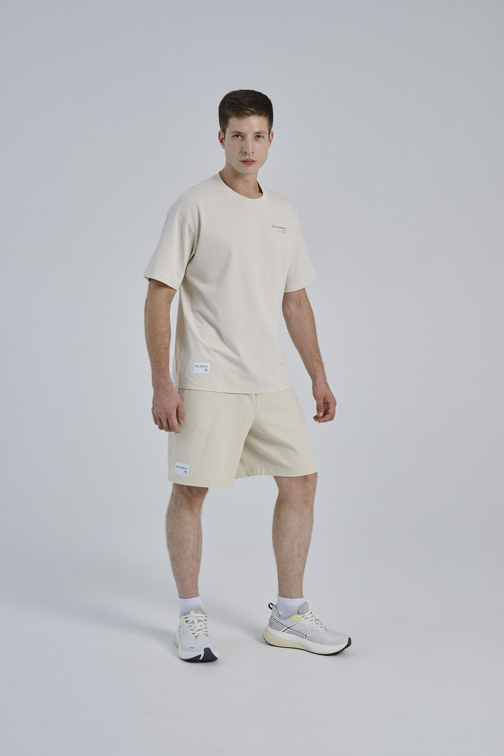 Шорты трикотажные Бежевый COMMUTE Knit Half Pants - Anta фото 6