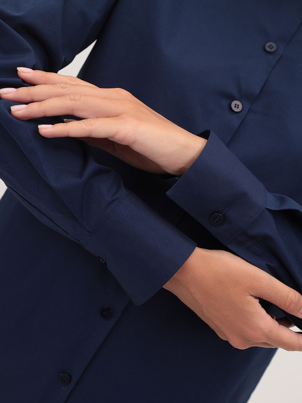 Блузка женская дл. рук. KATHARINA KROSS KK-B-003B-т.синий  фото 3