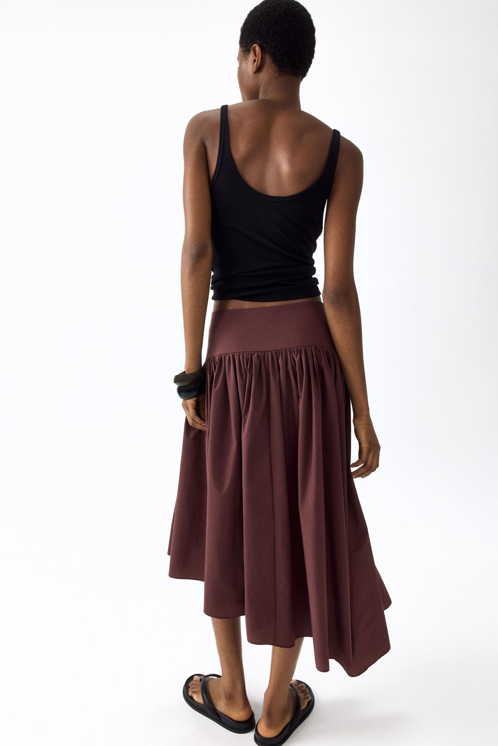 Falda midi asim?trica - H&m фото 5