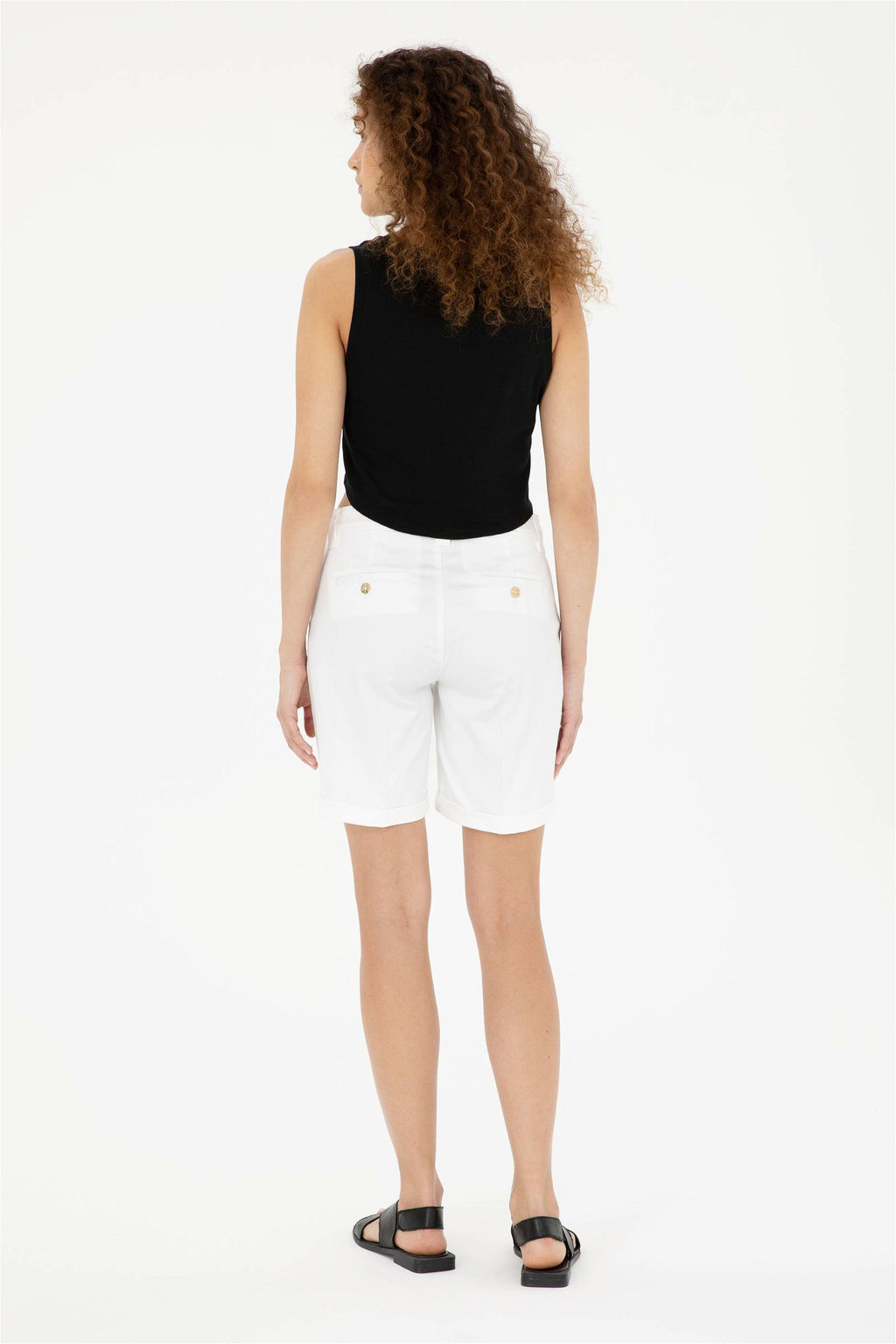 Женские белые тканые шорты Неожиданная скидка в корзине - U.s. polo assn фото 5