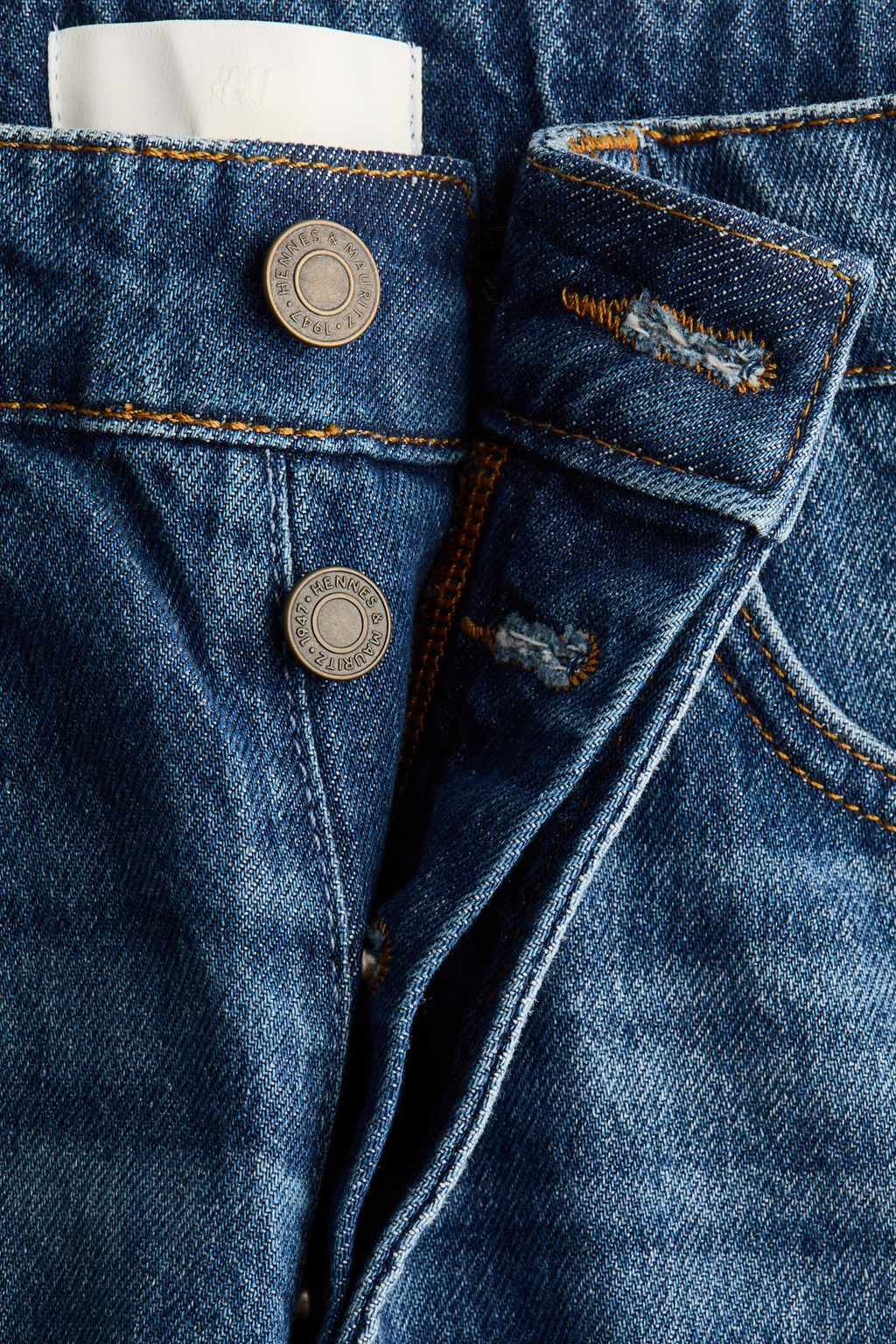 Wide High Waist Ankle Jeans - H&m фото 4