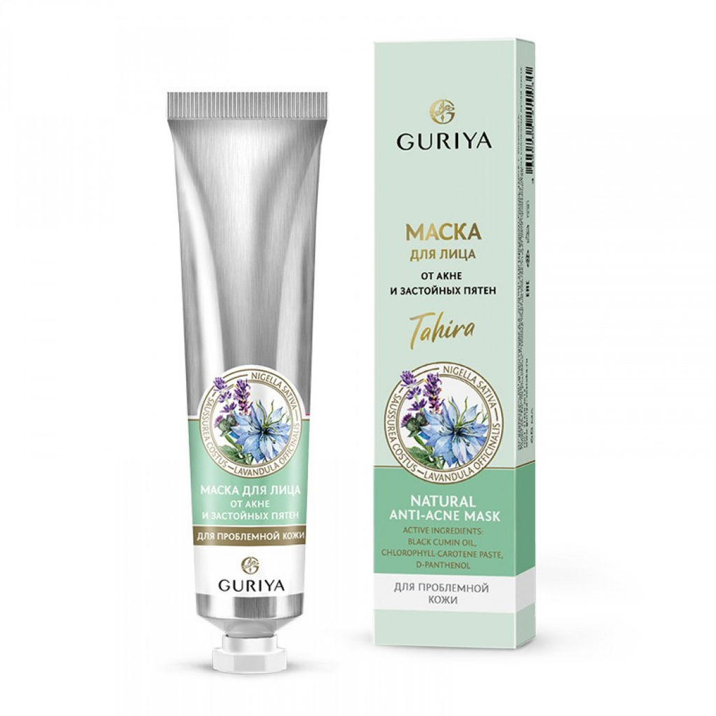 Маска для лица от акне и застойных пятен для проблемной кожи Tahira