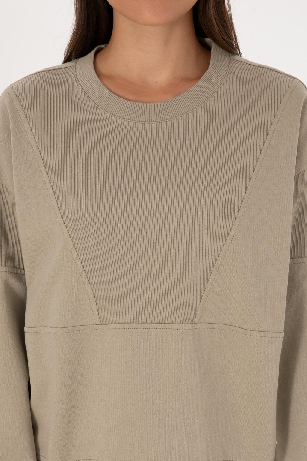 Kad_n A__k Haki Sweatshirt Sepette S_rpriz _ndirim - U.s. polo assn фото 6