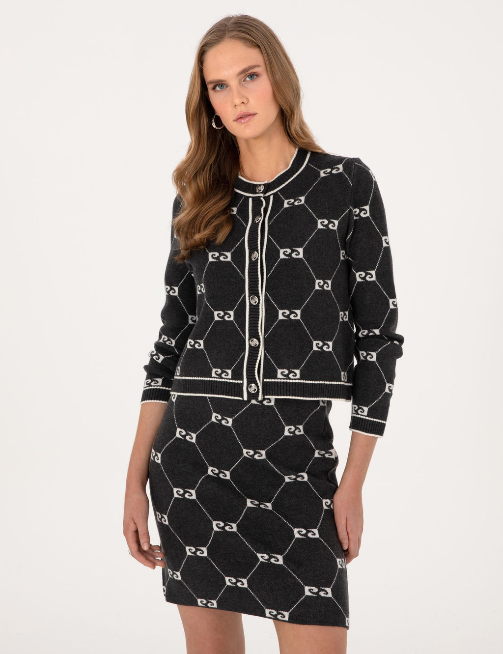 Antrasit Slim Fit Triko H_rka