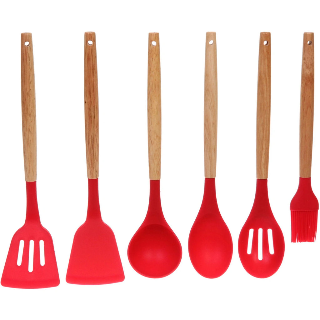 Набор кухонных принадлежностей 12шт "Felicita" красный