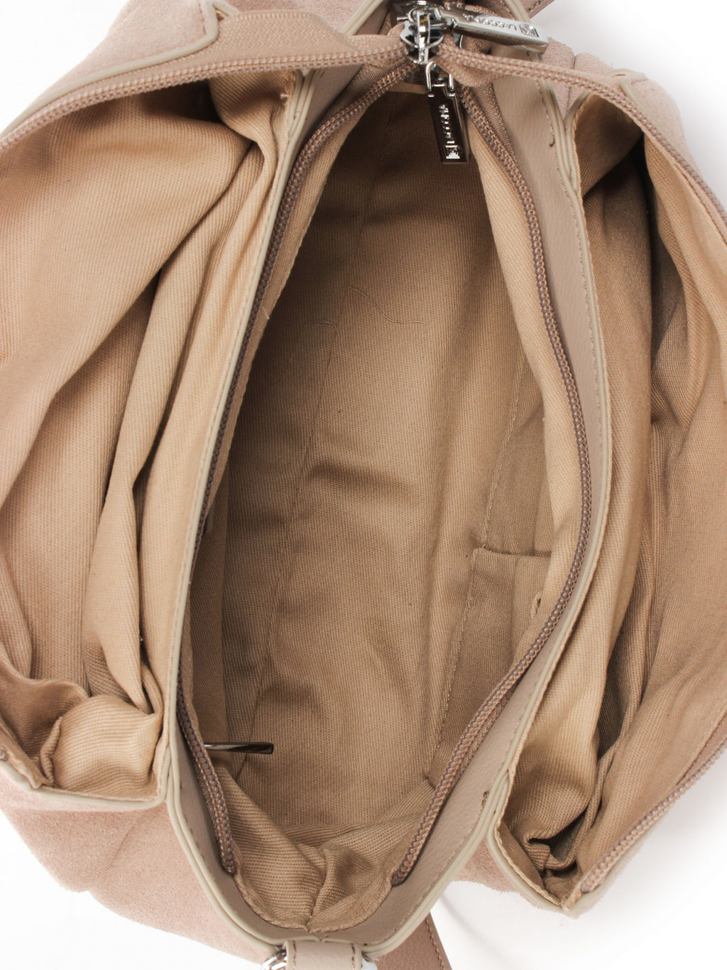 LACCOMA сумка АУ4805-М-бежевый натуральная замша  фото 4