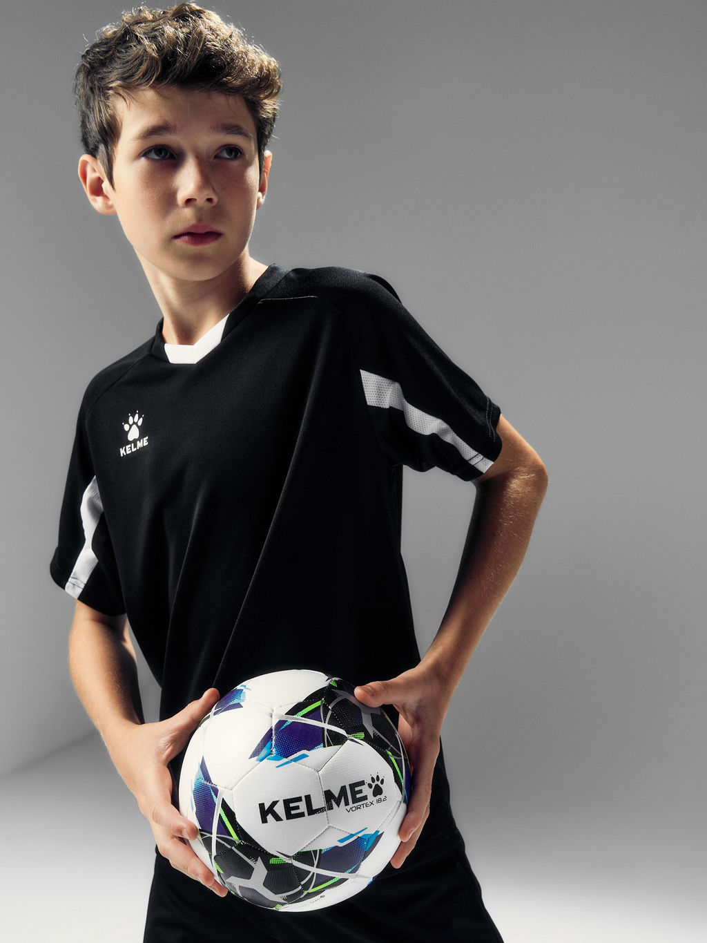 Детская футбольная форма KELME Football Suit Black