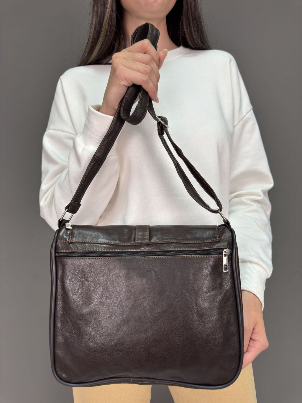 Сумка женская из телячьей кожи