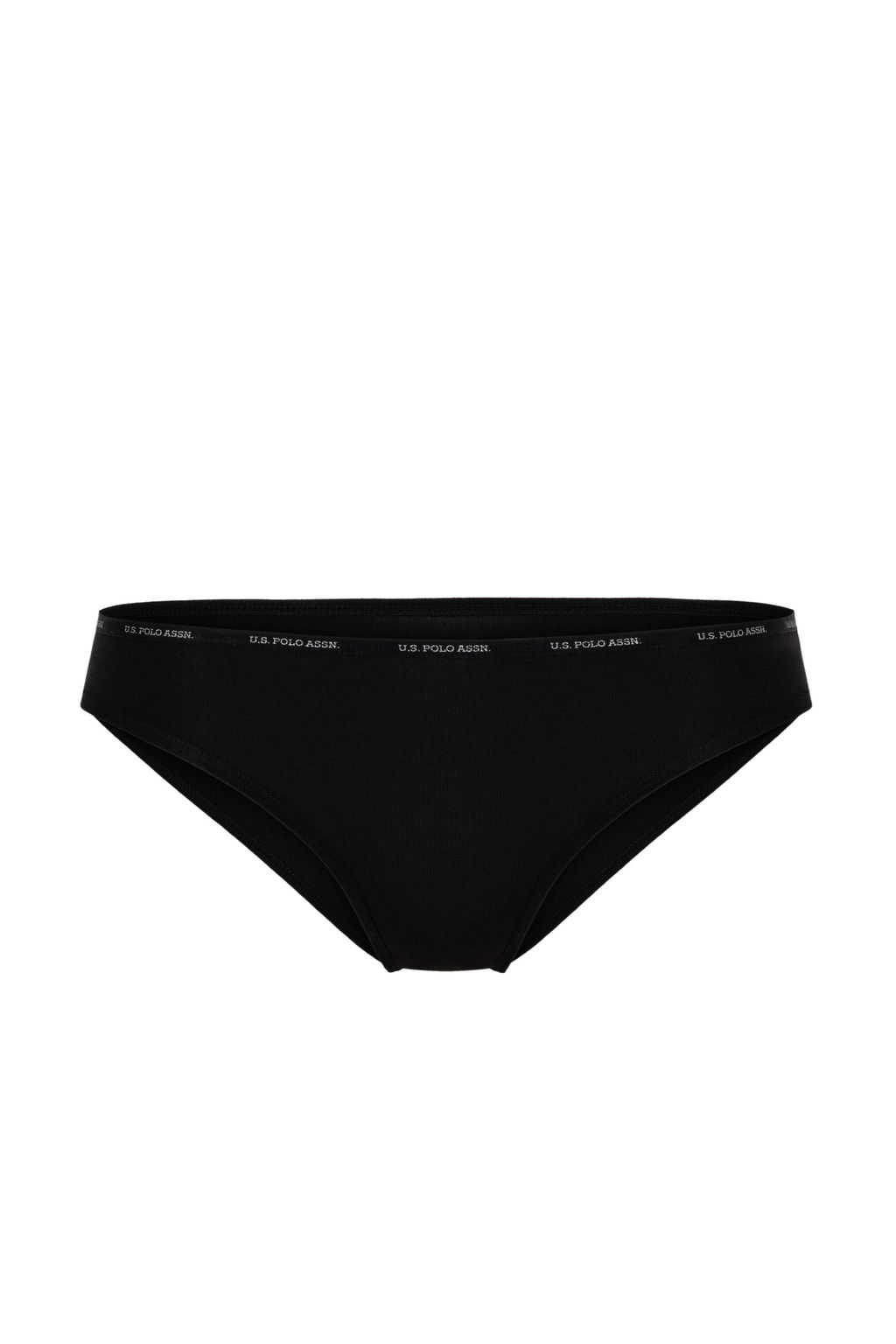Женское нижнее белье U.S. Polo Assn черное хлопок с эластаном фото 3