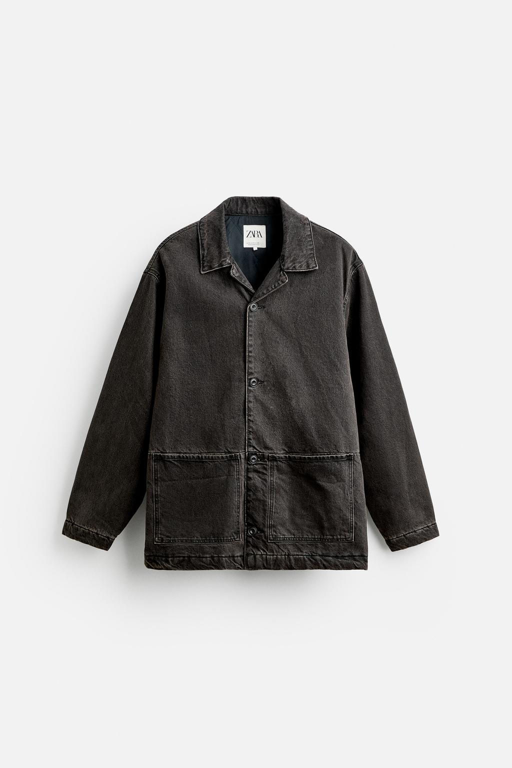 DENIM JACKET WITH POCKETS - Zara фото 6