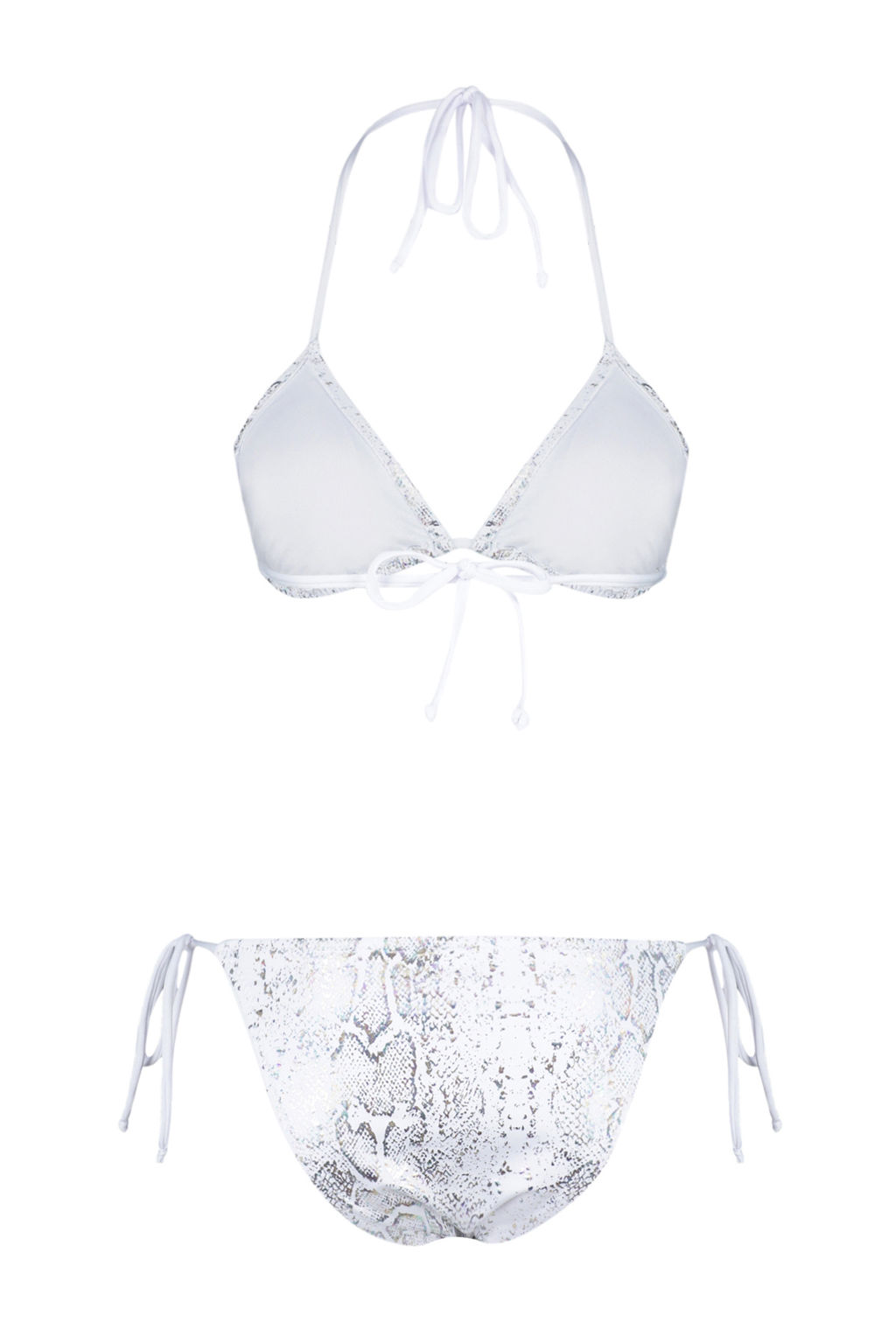 TRENDYOLMILLA Y?lan Desenli Ucgen Baglamal? Regular Bikini Tak?m? TBESS24BT00076  фото 8