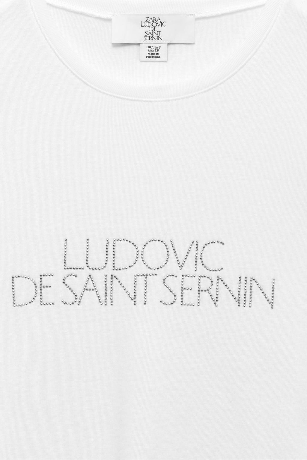 SHINY TEXT T-SHIRT LUDOVIC DE SAINT SERNIN x ZARA  фото 8