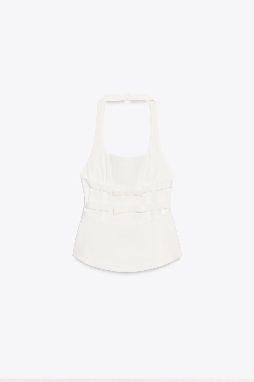 HALTER TOP WITH BOWS - Zara фото 13