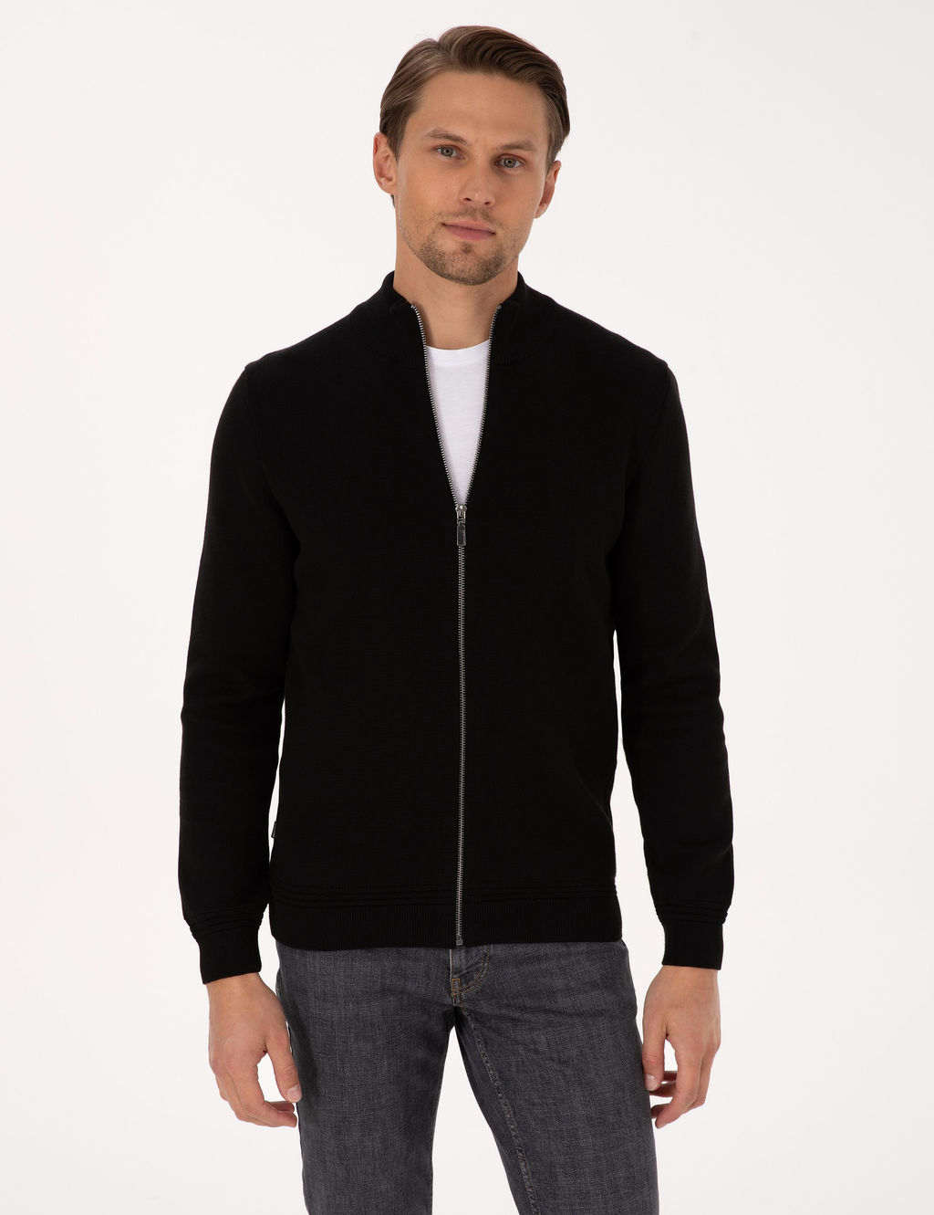 Siyah Regular Fit Triko H_rka