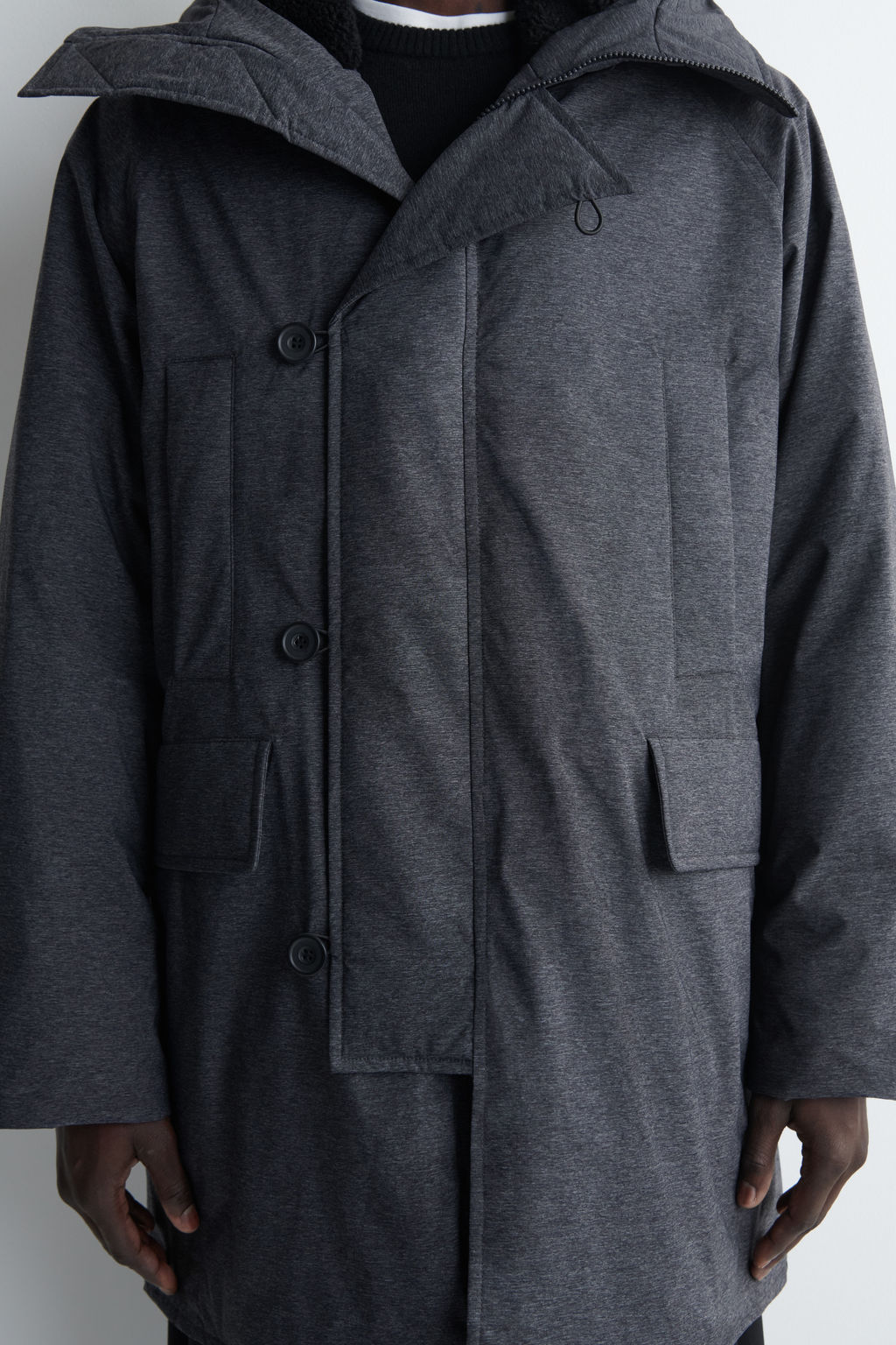 PARKA T?CNICA DE PLUM?N CON CAPUCHA - H&m фото 3