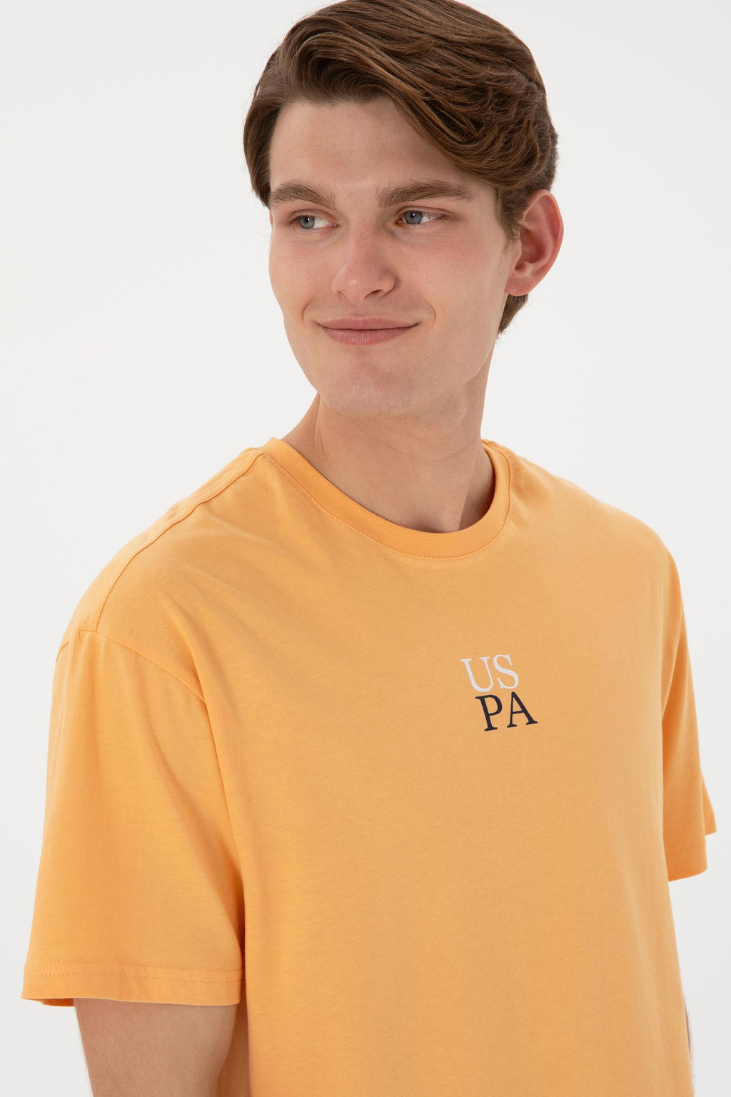 Erkek Comfort Fit Bisiklet Yaka Turuncu Ti__rt Sepette S_rpriz _ndirim - U.s. polo assn фото 3