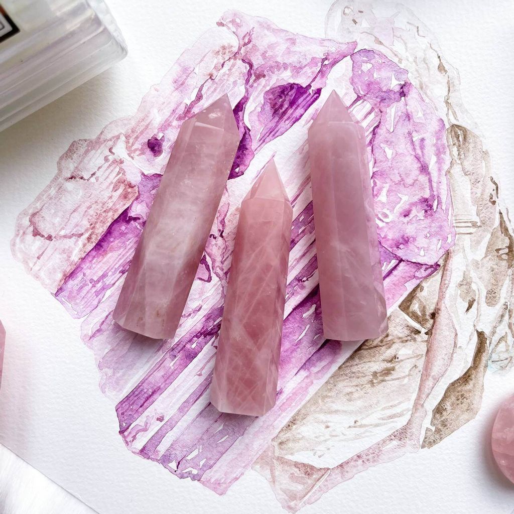 Кристалл из Розового кварца