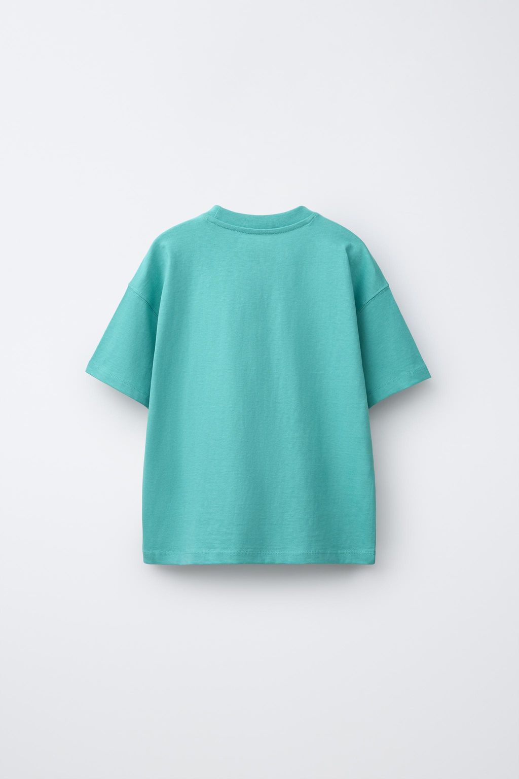 CAMISETA LISA / Turquesa medio - Zara фото 2