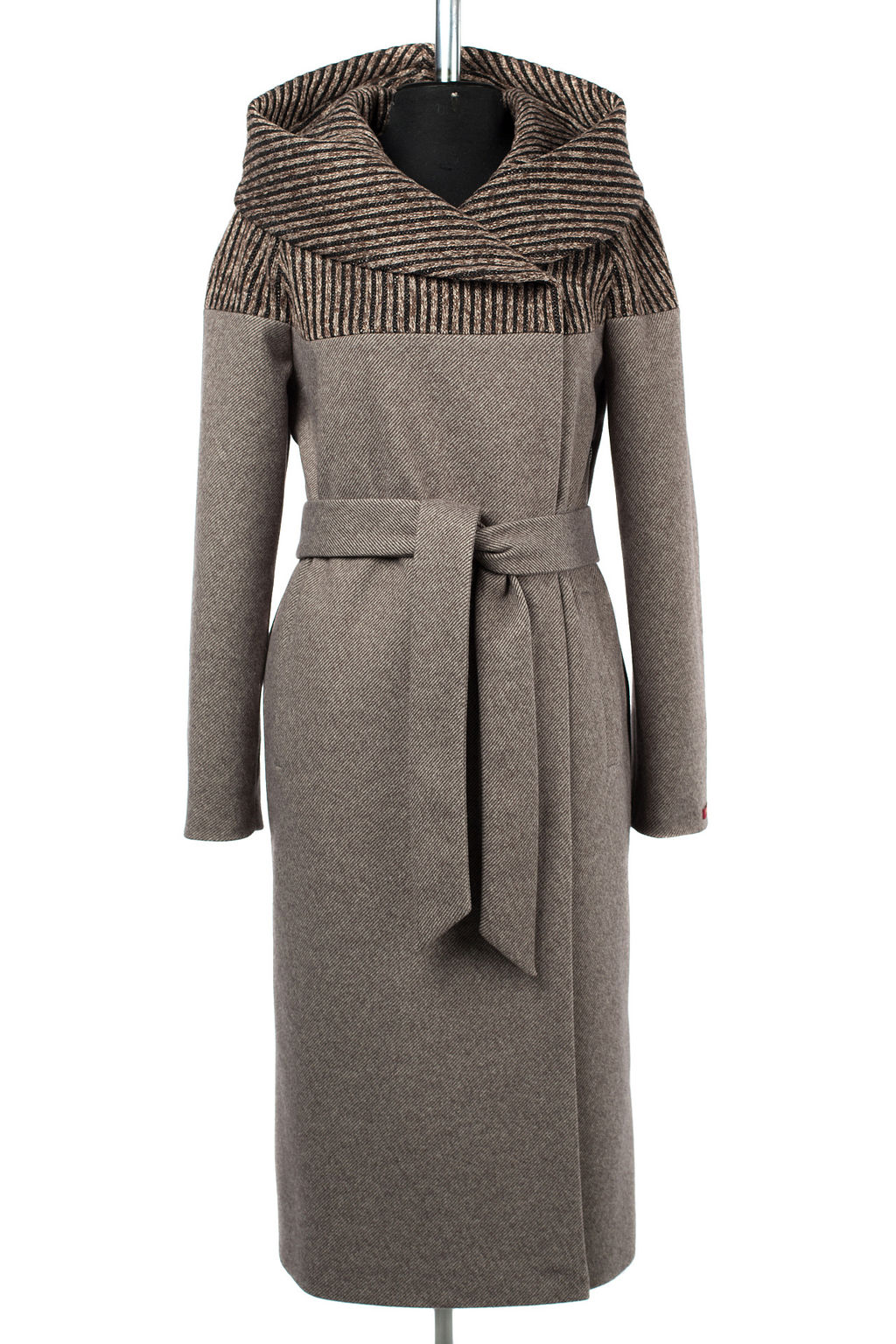 01-10252 Пальто женское демисезонное (пояс) - El podio фото 8