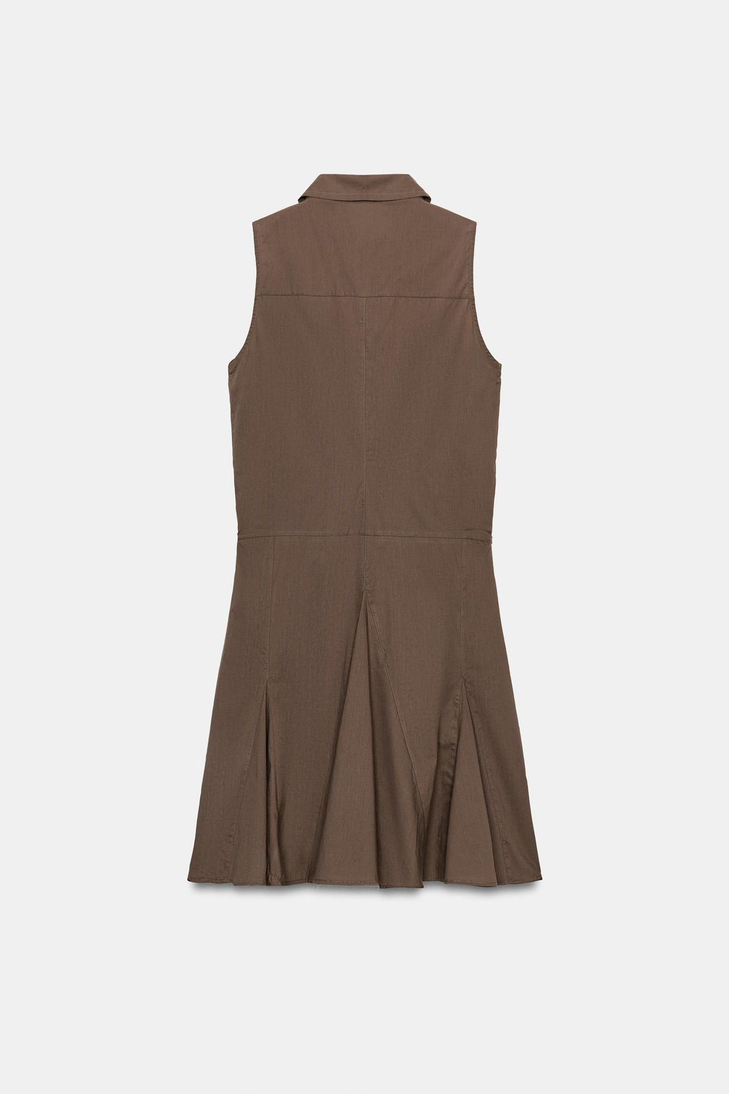 VESTIDO MIDI CAMISERO / Tabaco - Zara фото 6