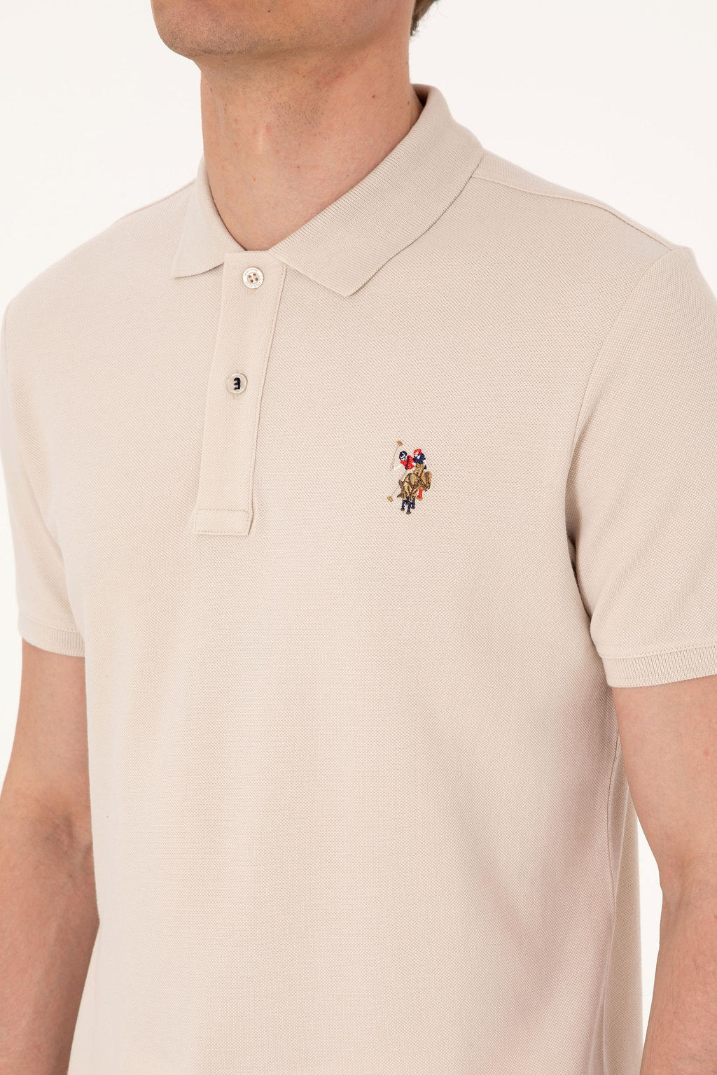 Erkek Slim Fit Polo Yaka Ta_ Basic Ti__rt Sepette S_rpriz _ndirim - U.s. polo assn фото 7