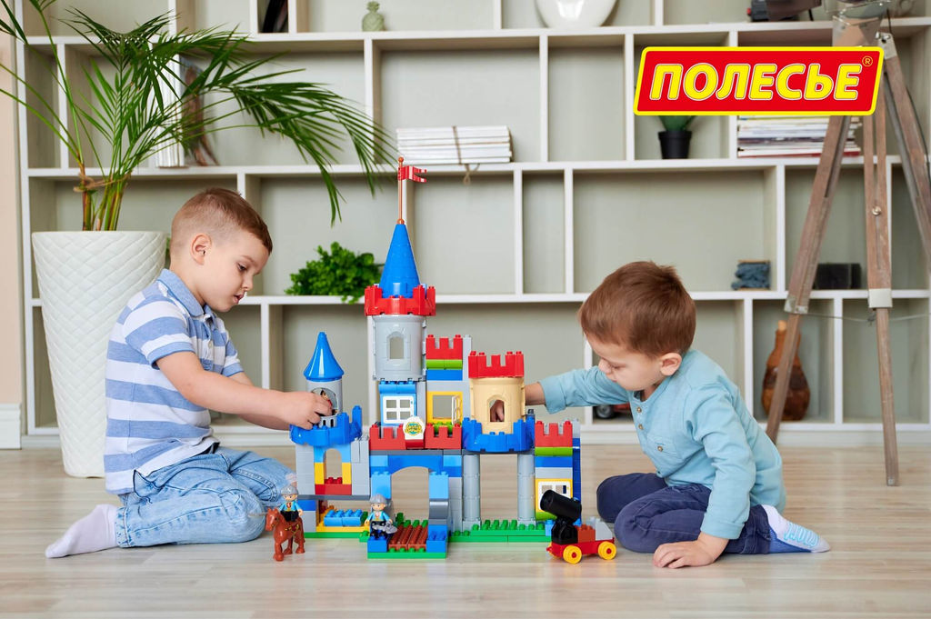 Конструктор Макси - Замок (169 элементов) (в коробке) - Полесье фото 10