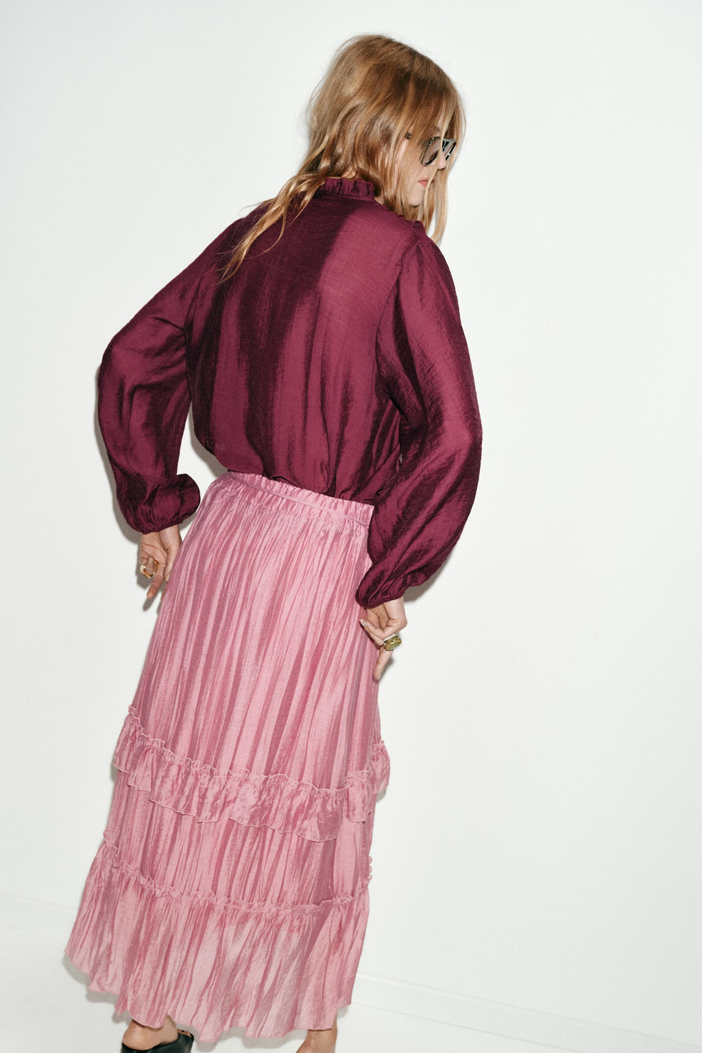 RUFFLED BLOUSE - Zara фото 10