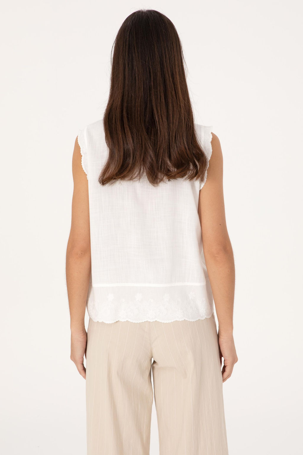 Kad_n Beyaz K_sa Kollu G_mlek Sepette S_rpriz _ndirim - U.s. polo assn фото 5