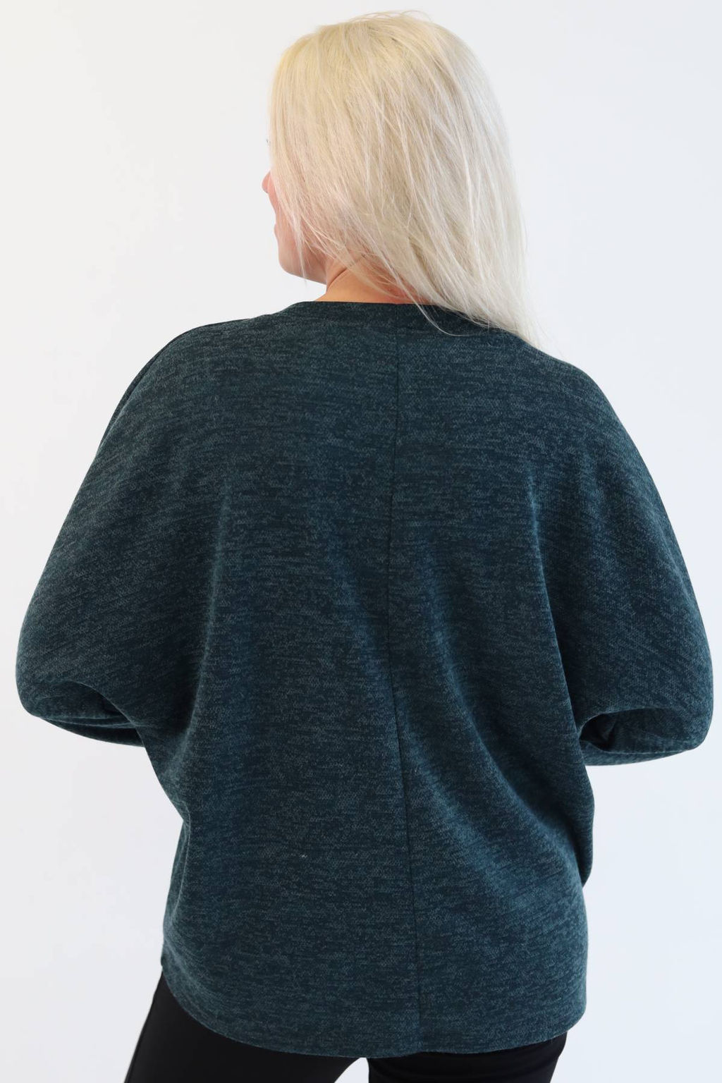 Блузка женская 4326/05/Изумрудный меланж - Rise фото 2