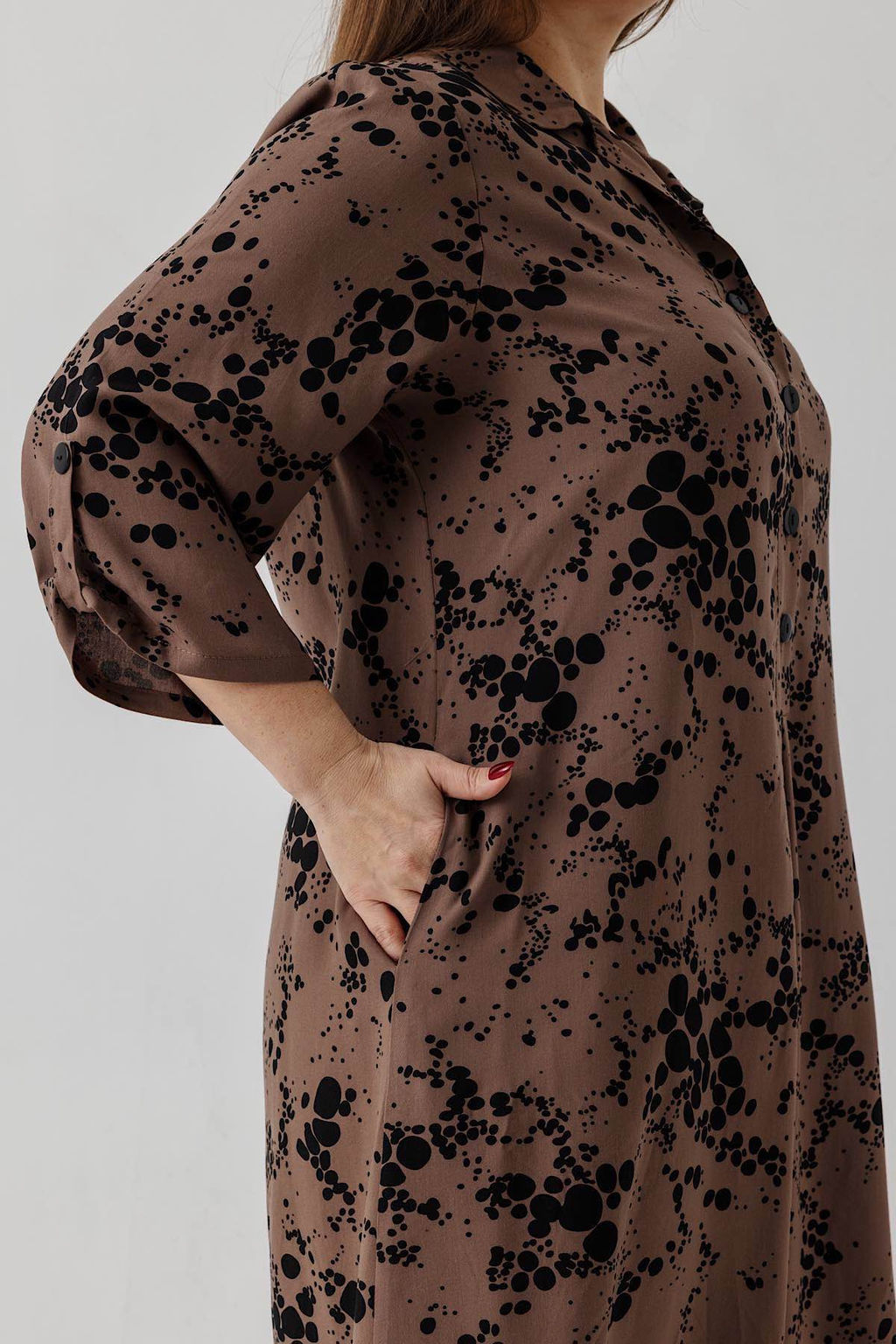 Платье 6145/10/Коричневый