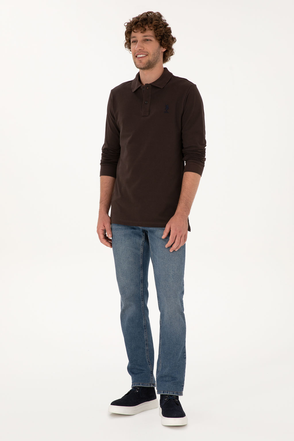 Erkek Koyu Kahverengi Basic Sweatshirt Sepette S_rpriz _ndirim - U.s. polo assn фото 11