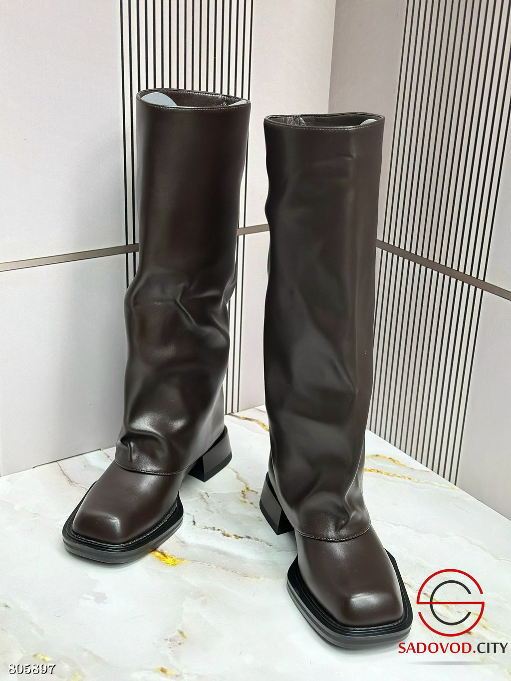 женские высокие сапоги осенние - Bruno фото 5