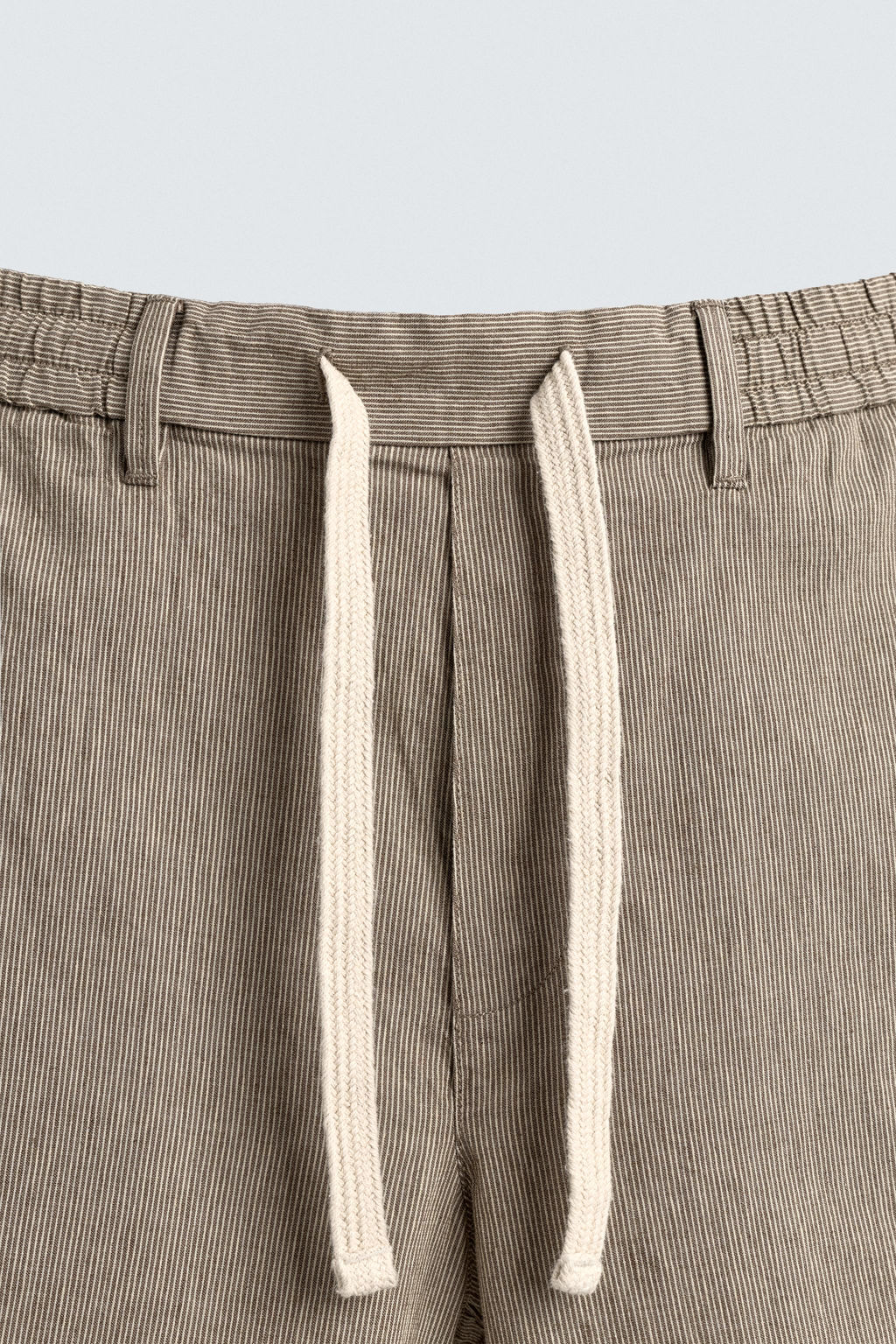 BERMUDA RELAXED FIT ALGOD?N - LINO / Marr?n - Zara фото 8