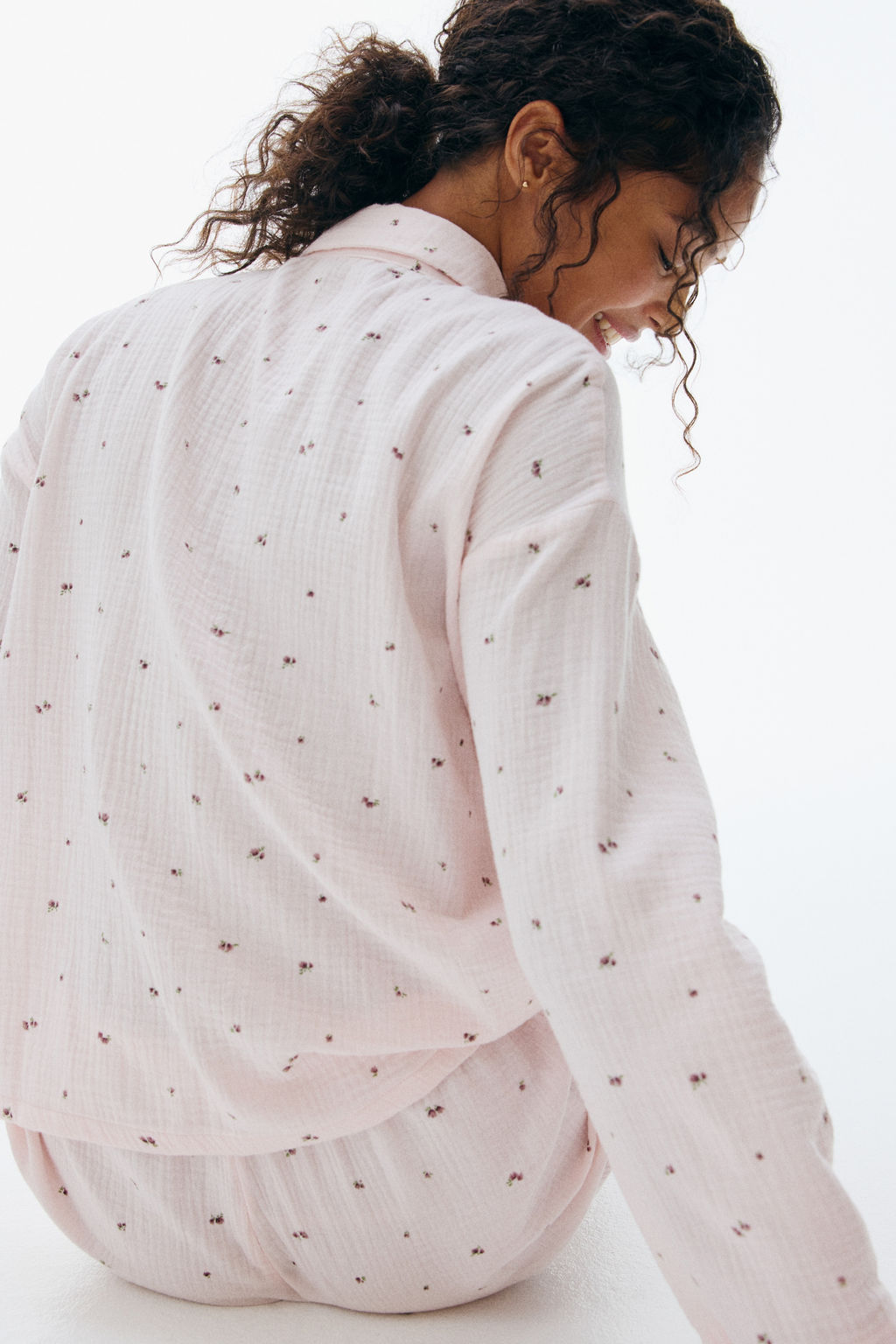 Camisa y pantal?n corto de pijama - H&m фото 14