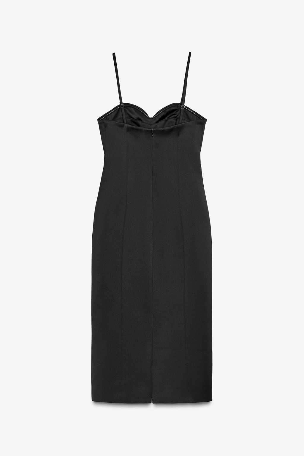 ZW COLLECTION MULTI-POSITION SATIN DRESS - Zara фото 15