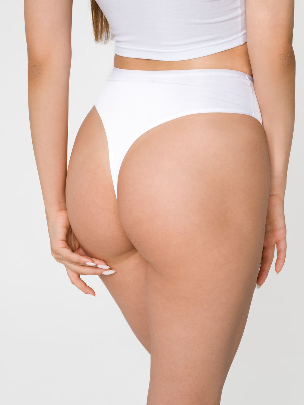 Трусы женские стринги с высокой посадкой, набор 3 шт НЛ-05 (1) - Lingeamo фото 3