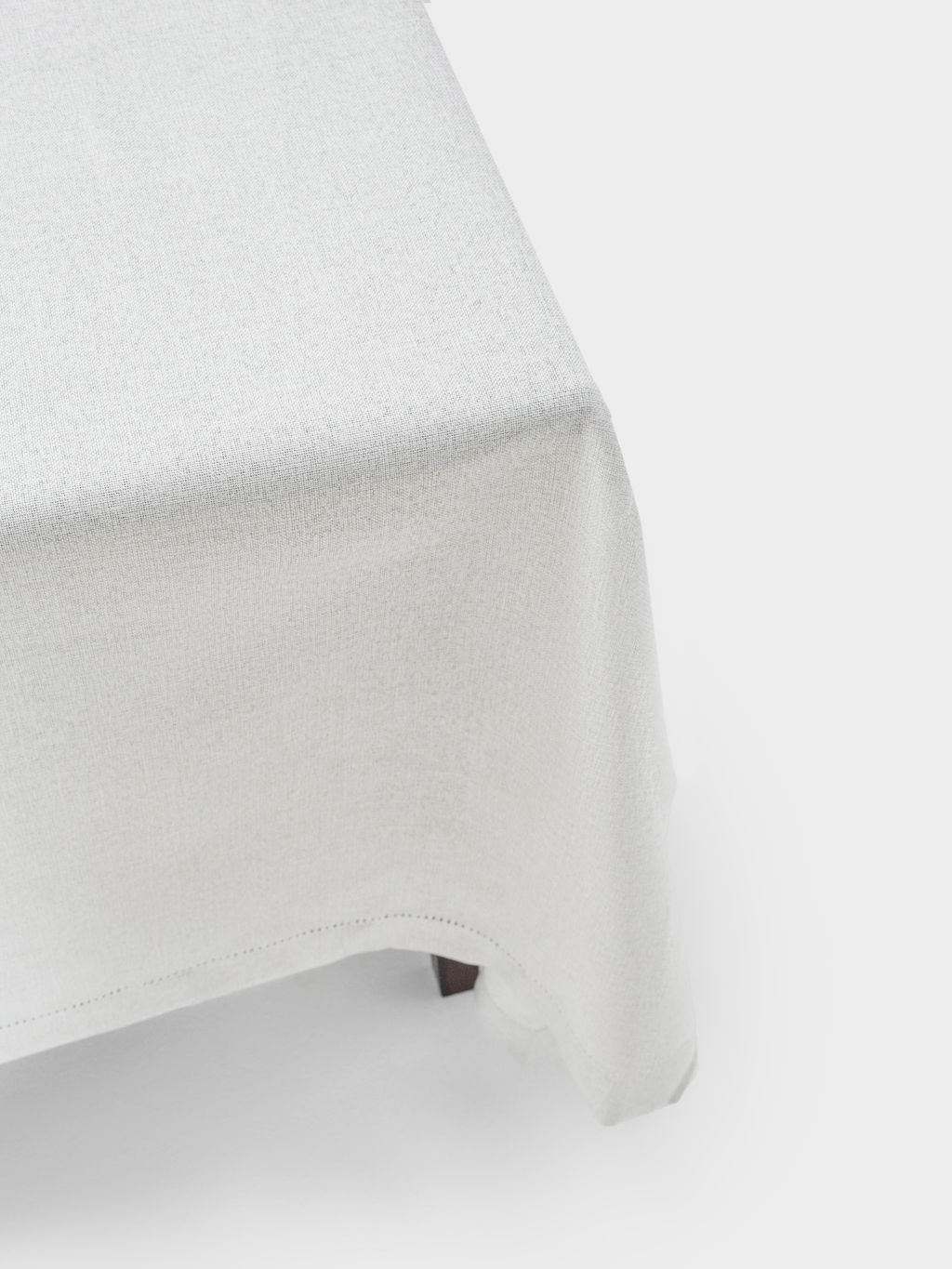 Скатерть, 160х160 см, полиэстер, серая, Cord - Anna lafarg фото 3