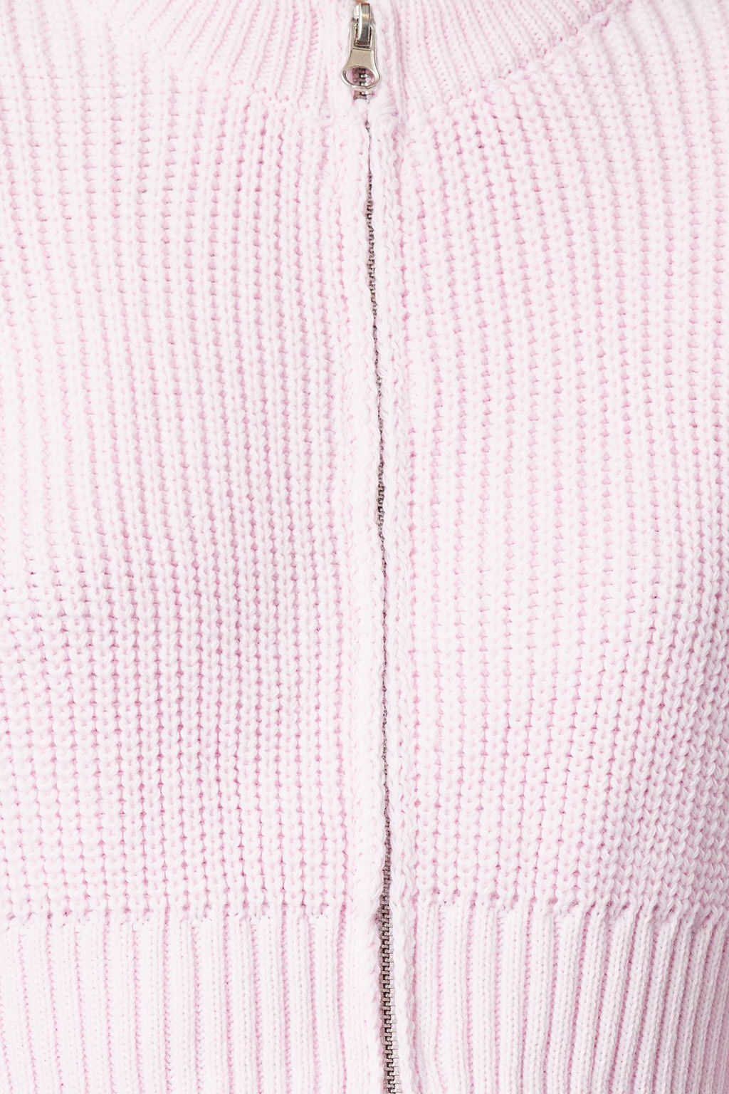 Pembe Crop Vatka Fermuar Detayl? Triko H?rka TWOAW25HI00020