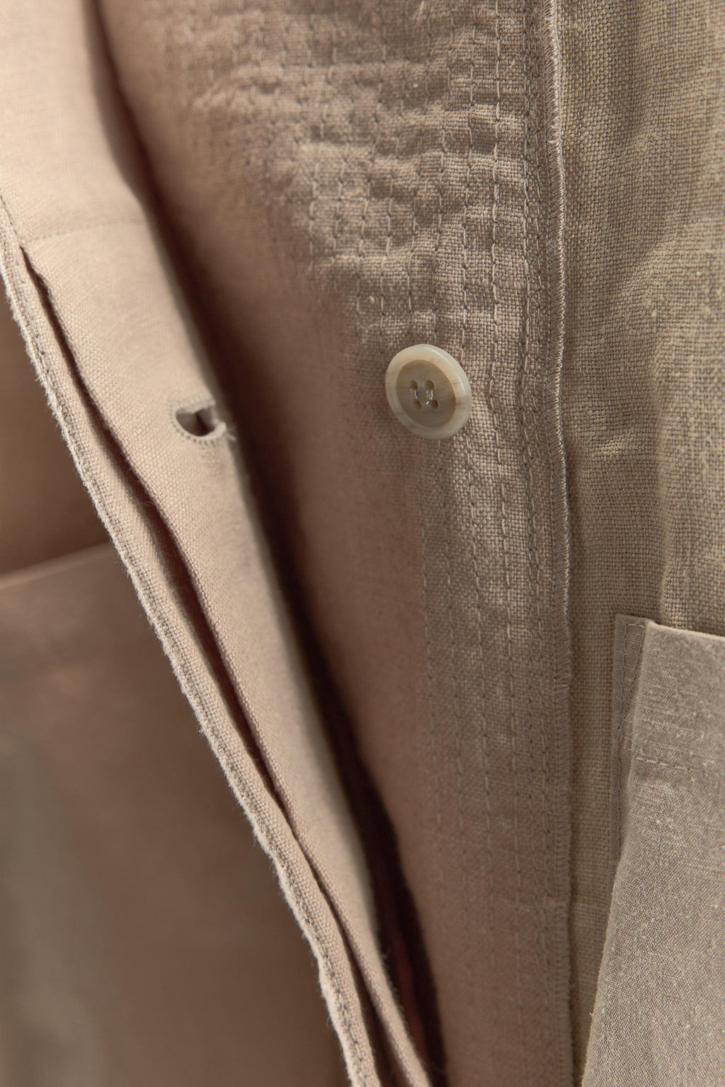 LIMITED EDITION 100% LINEN CONTRAST WAISTCOAT